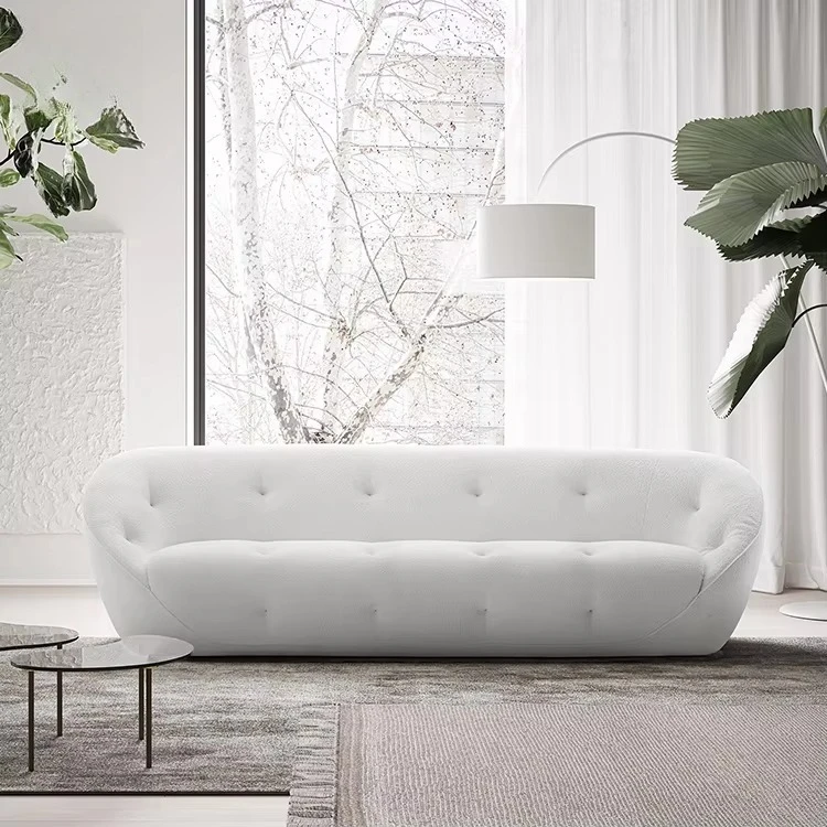 ye-Daylight Furniture Hot Selling Living Room Sofa Design and Customize Shell Curved Fabric Sofa-