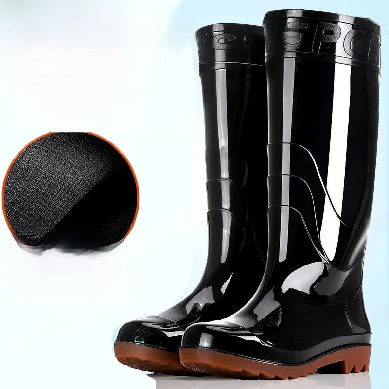 bottes-de-pluie-epaisses-et-resistantes-a-l'usure-avec-semelle-en-tendon-de-bœuf-bottes-de-travail-impermeables-antiderapantes-a-tige-haute-pour-hommes-ideales-pour-le-lavage-de-voitures
