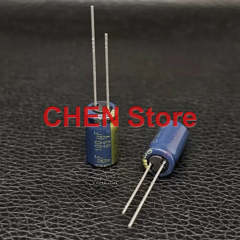 50-ピース-ロットオリジナル松下-fc-100uf-63v-8x15mm-105c-63v100uf-電解コンデンサ送料無料