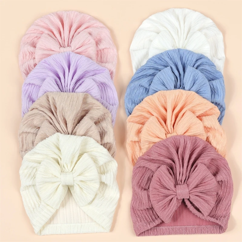 Bonnet Caps Newborns Nursery Hospital Turban Hat Caps for Baby 0-1 Year