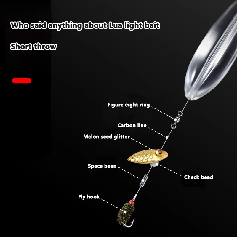 6g-50g Fishing Float Distance Casting Bobbers Clear Sinking Carp Fly Fishing Floats Terminal Tackle Controller Float Buoy