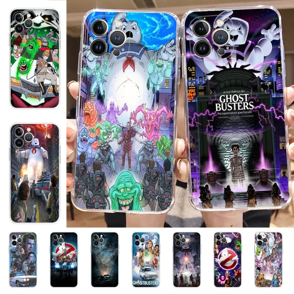 E-Extreme-Ghost busteres Phone Case for iPhone 16 15 8 7 6 6S Plus X SE XR XS 14 11 12 13 Mini Pro Max Mobile Case
