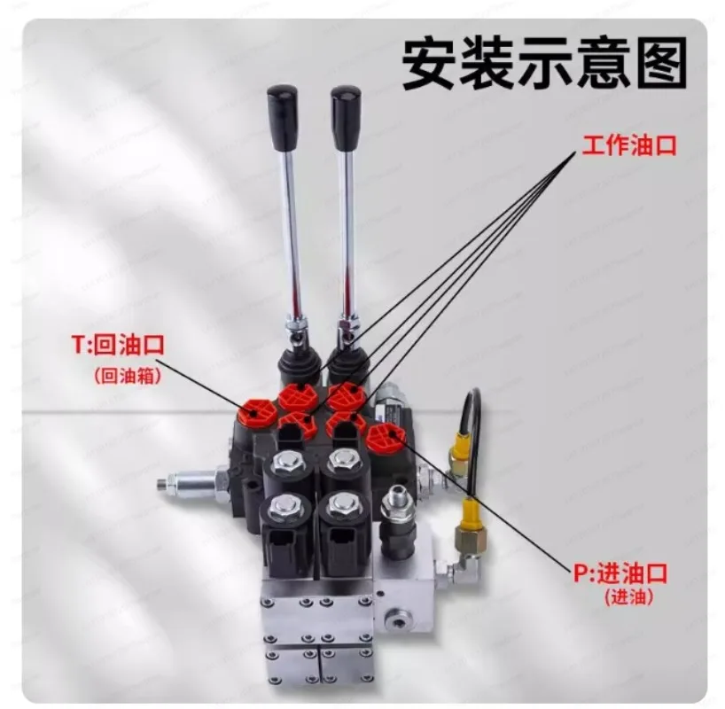 Hydraulic Multi-way Valve Distributor Series 31.5MPA High-flow Integral/split Type Manual Directional Control Valve