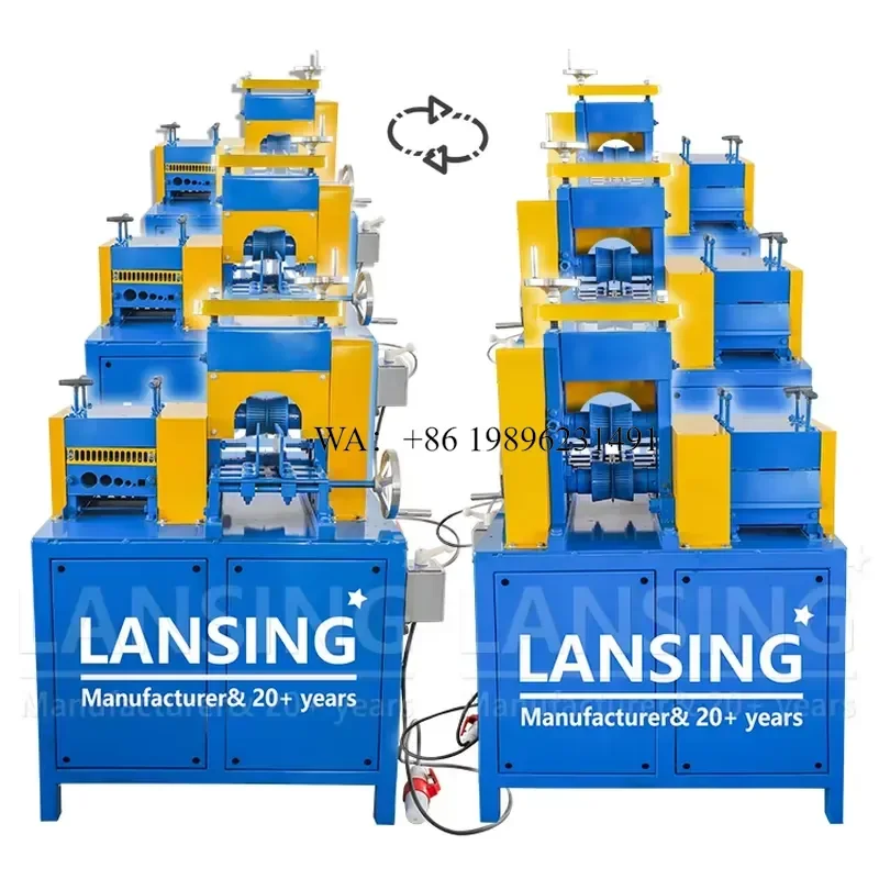 Wmwmnu Automatic Cable Stripper Tool Scrap Copper and Plastic Separation Equipment for Wire Cutting Stripping in Cable