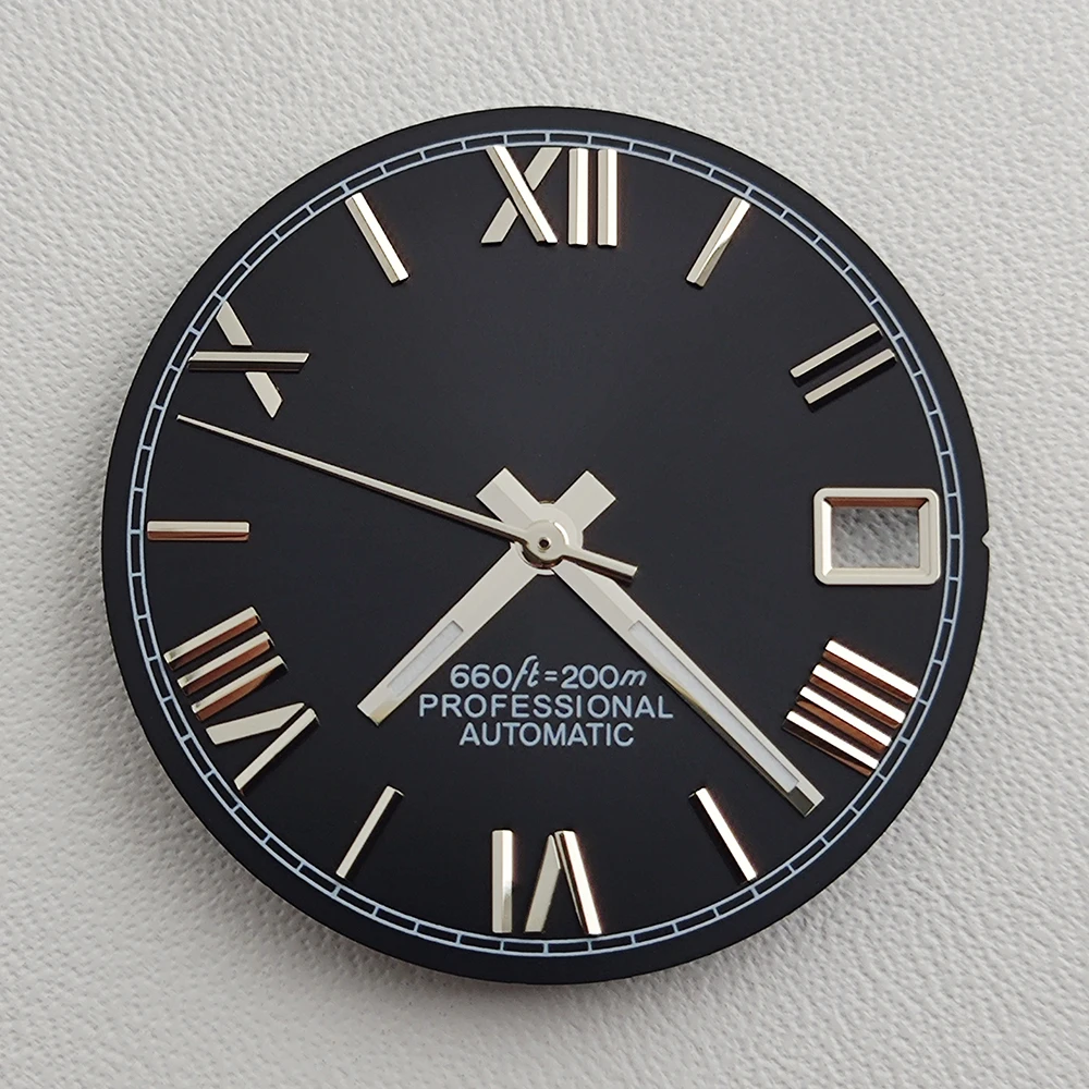 28,5 мм NH35 циферблат NH36 циферблат часов римский циферблат модифицированный циферблат подходит для NH35 механизм аксессуары для часов