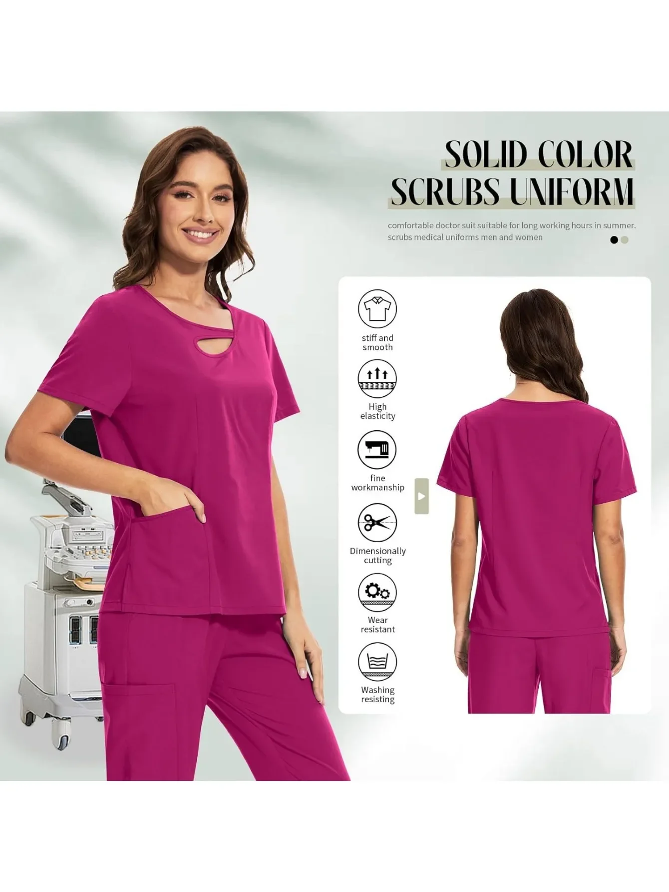 Женский комплект из двух предметов Swift Sleek — идеальная спецодежда для врачей, медсестер и занятий медицинскими профессолами