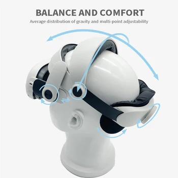 GOMRVR Head Strap Compatible with Meta Quest 3/Quest 3S Enhanced Comfort Reduce Stress…