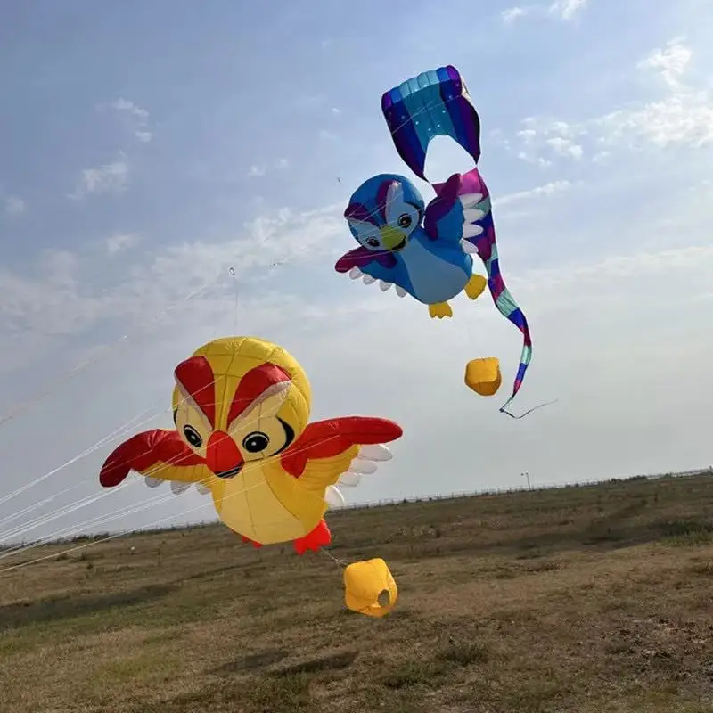 Owl Kite Pendant Nylon kites Soft kites flying ultra large kite inflatable show kite flying bird spinning boy rope gel blaster