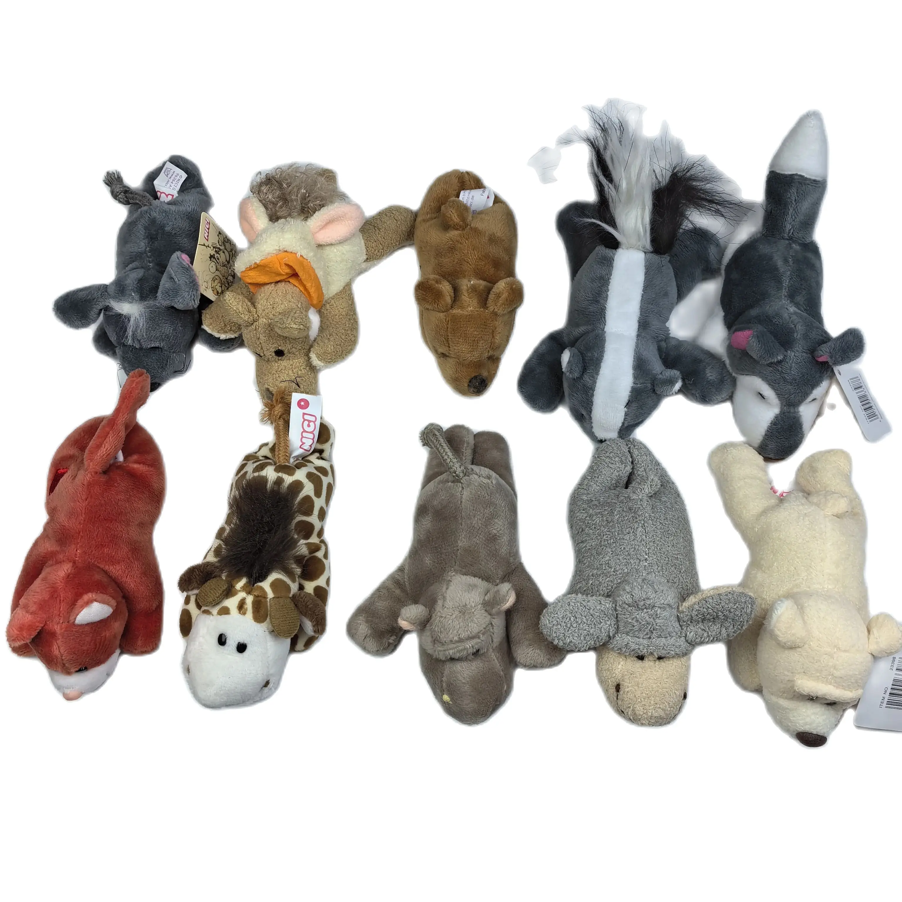 Imán de nevera de animales suaves, juguetes de aprendizaje para bebés y niños, regalo de fiesta, decoración del hogar, pegatinas decorativas para refrigerador, 12cm