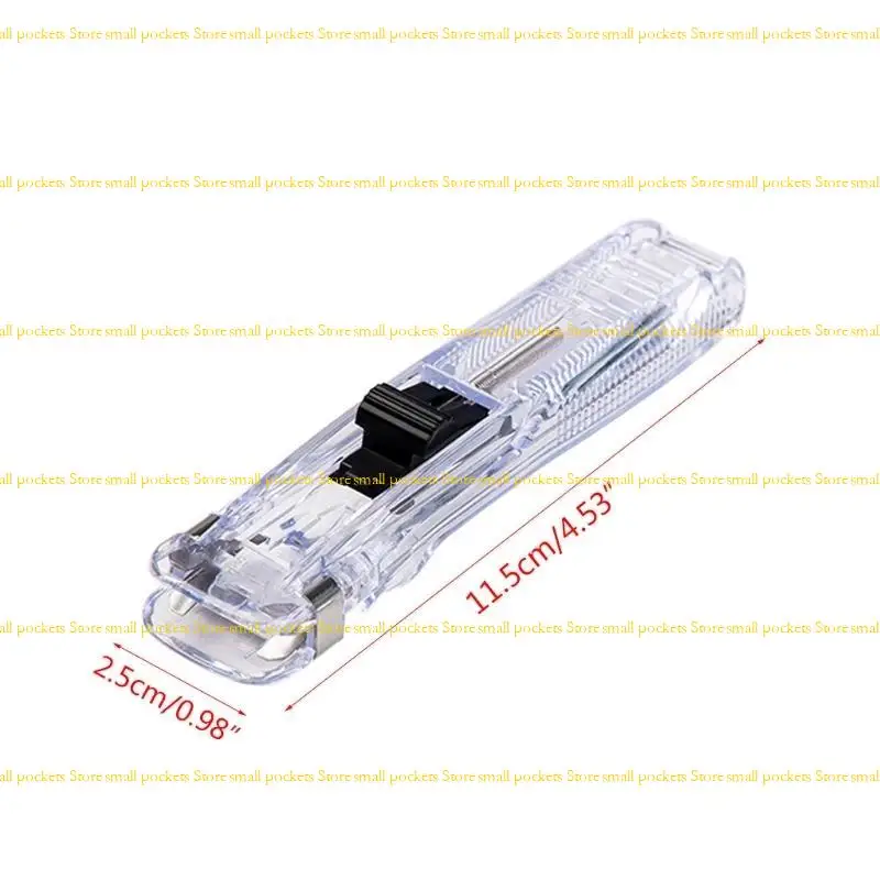 R1WD Set of 8 Reusable Paper File Document Clamps Set with Refillable Clamp Holder