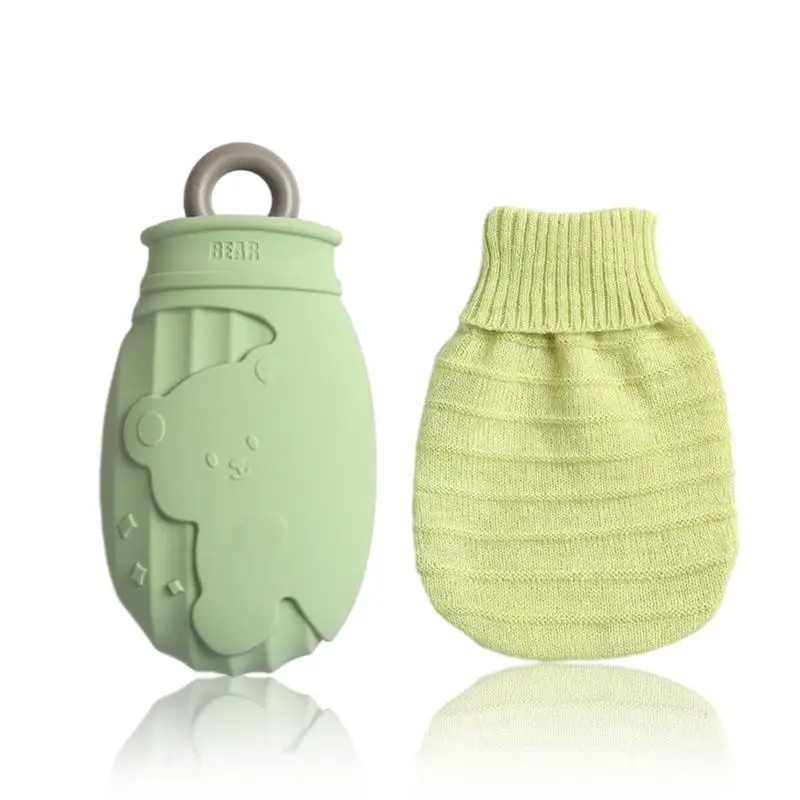 Hot Water Bag Hot Bag For Girl Small Silicone Refillable Warm Compress Botlle Leak Proof Cold And Hot Compress For Legs Feet