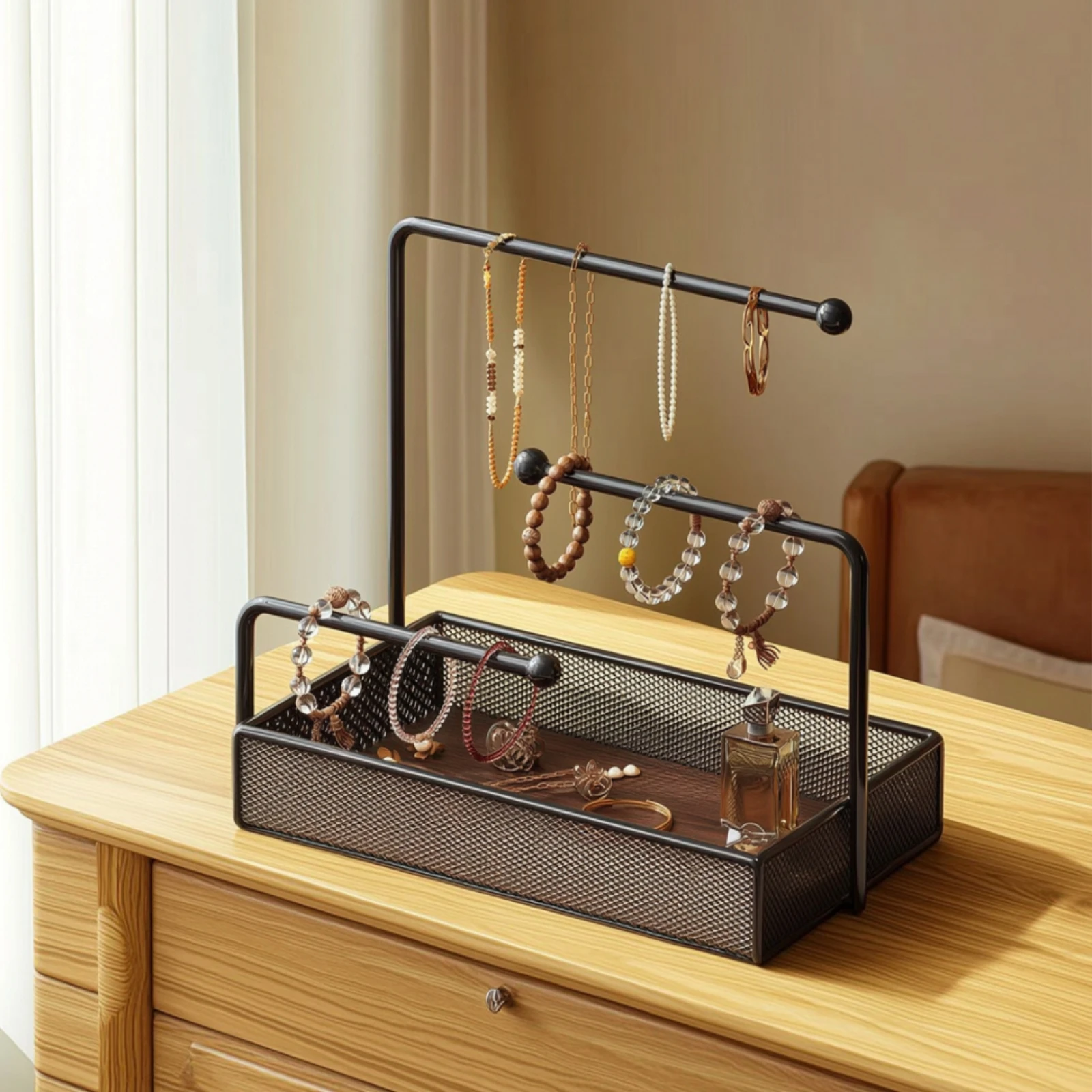 organisateur-de-bijoux-avec-plateau-presentoir-a-colliers-multi-niveaux-en-bois-pour-femmes-pour-table-ou-commode