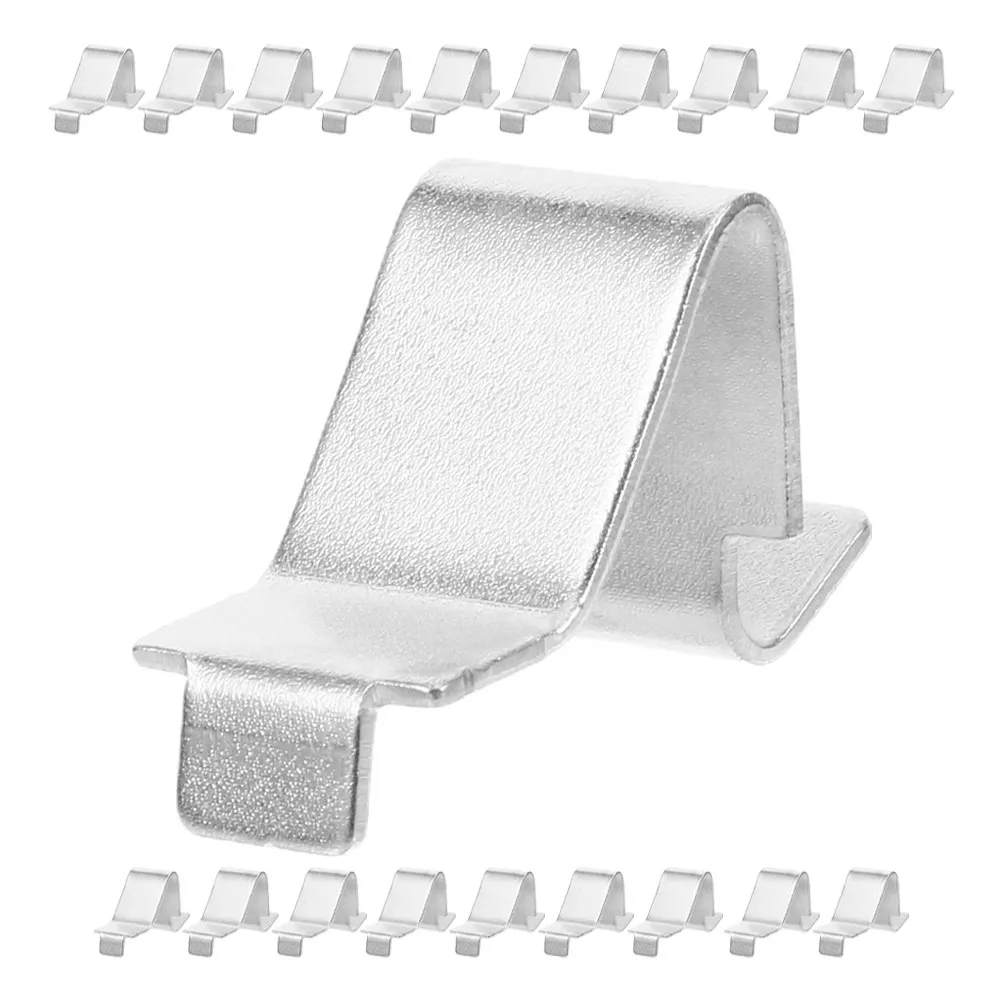 20pcs Heavy Duty Metal Cabinet Clips for Kitchen, Bookcase & Display Shelving – Shelf Support Brackets