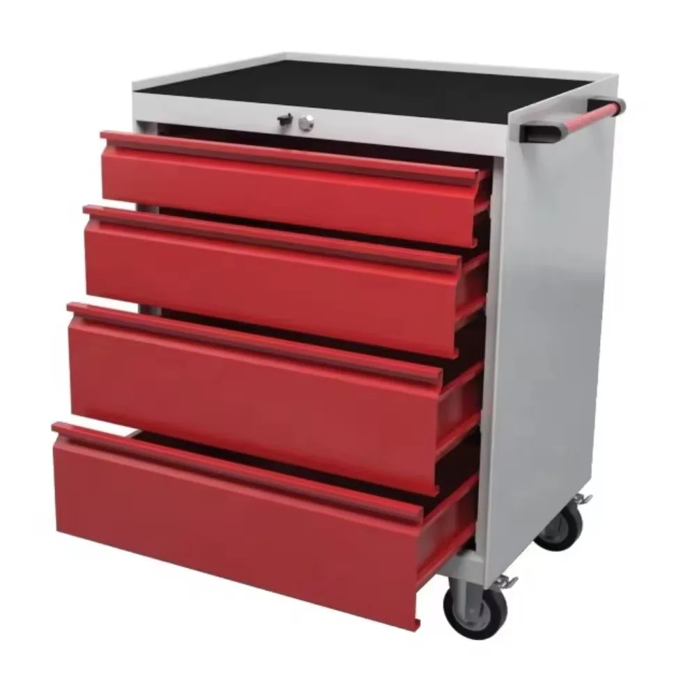 Garage Workshop Wall Toolbox 14 Drawer Cabinet Organizer Box Heavy  Drawer Trolley Wheel Caster Bracket K-10110P