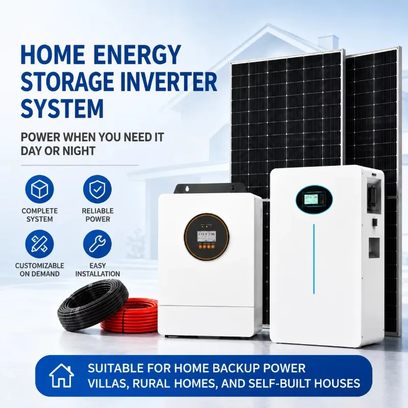 Customized 220V Monocrystalline Silicon System Small-Scale Residential 10kW Off-Grid Photovoltaic Generation Home Energy Storage