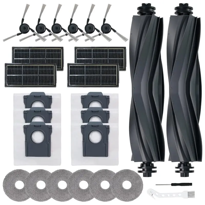 

UNCL Replacement Parts Kit For Dreame X40 Ultra/L40 Ultra/MOVA P10/P50 Pro Ultra Robot Vacuum Cleaner- Accessories L20 Ultra Inc