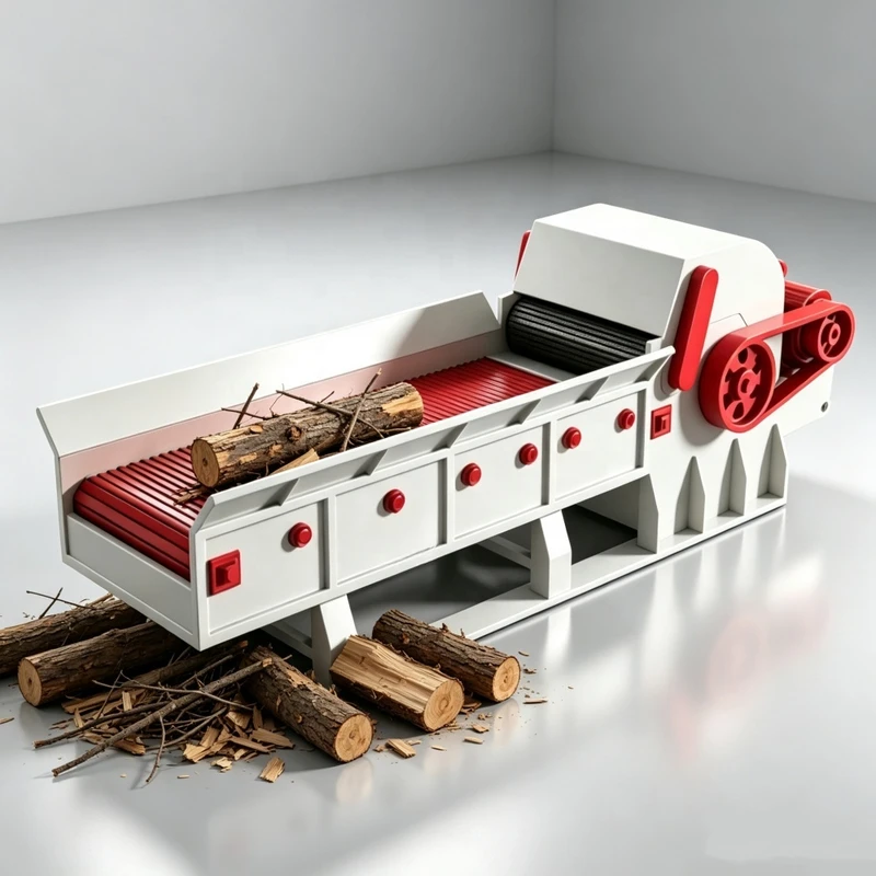 Multifunctional Comprehensive Crusher, Industrial Integrated Shredder For Log, Pallet, Branch And Wood Waste Crushing