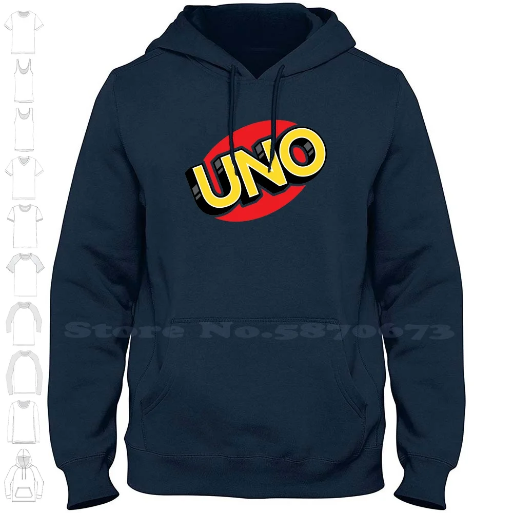 

Uno Logo Unisex Clothing 100% Cotton Sweatshirt Printed Brand Logo Graphic Hoodie