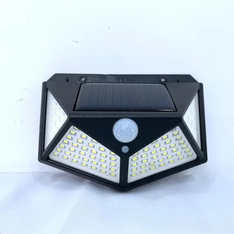 High-quality outdoor garden street waterproof four-sided luminous solar light