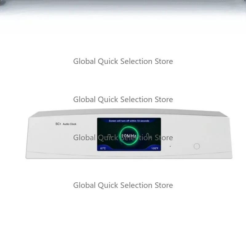 Garden  SC1 Pr-o Digital Clock Generator 10MHz Reference Level HiFi OCXO Audio Clock Furniture  (Silver)