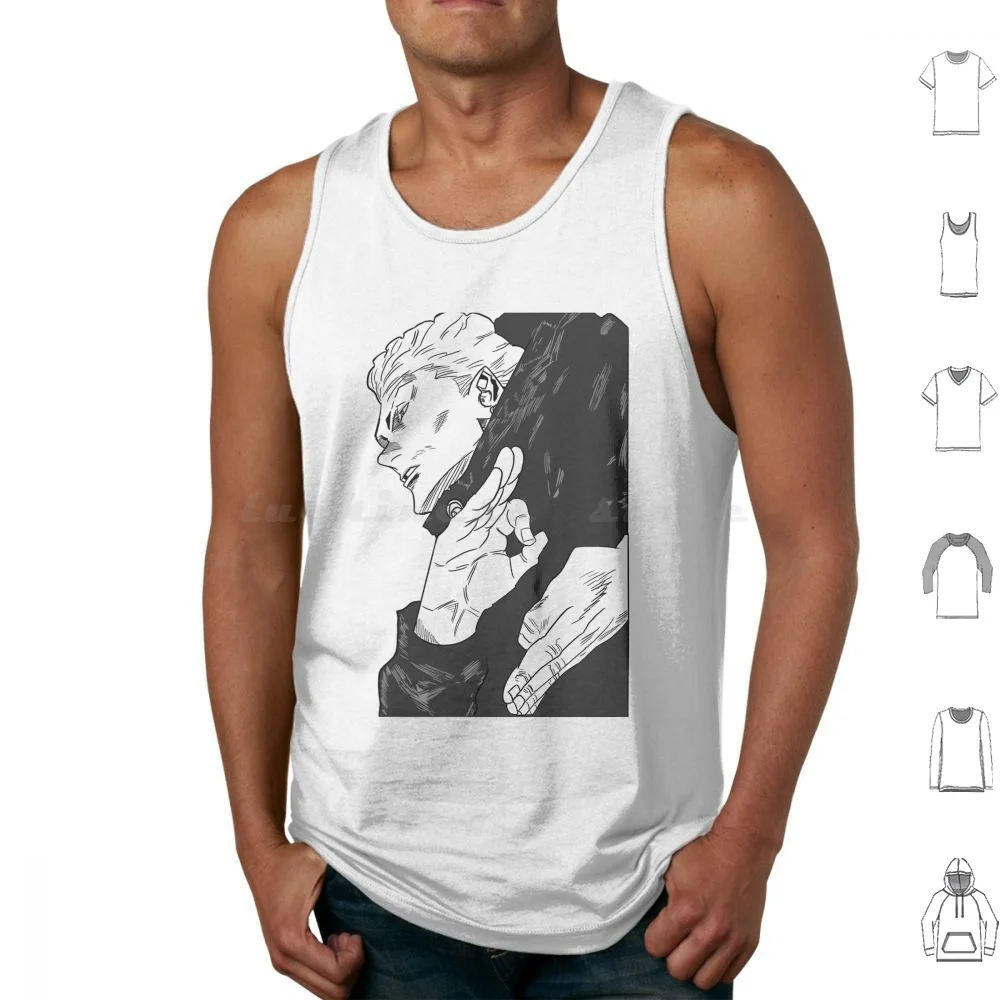 Kinji Hakari Tank Tops Vest Sleeveless Hakari Domain Anime Sleeve Bet Expansion