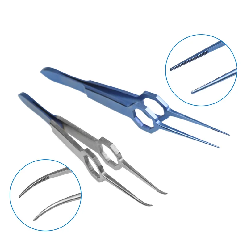 

1pcs Iris Conjunctiva Forceps Two Types Issue Forceps Tweezers Ophthalmic Surgical Instrument