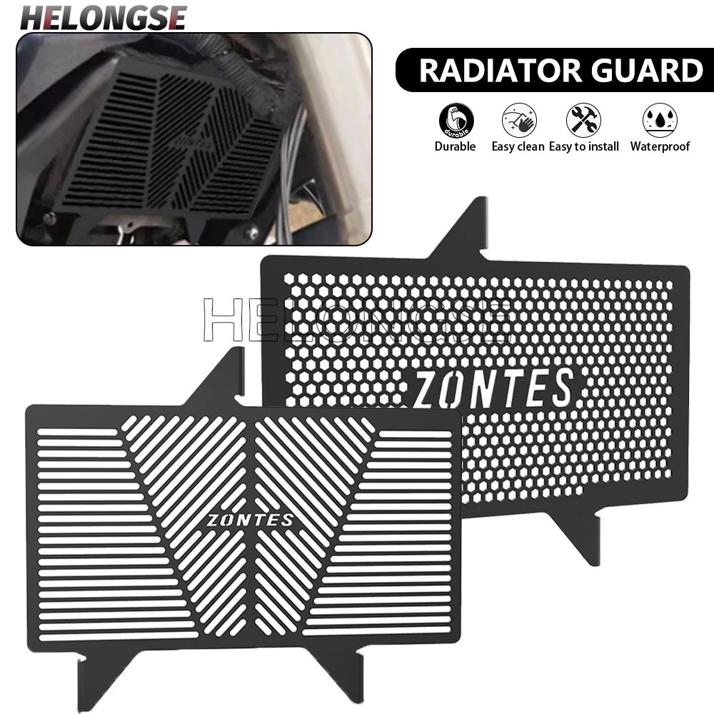 2025 Motorcycle For Zontes G1-125 ZT125-G1 ZT125 Radiator Grille Guard Cover Protector Grill 2020 - 2024 ZT125-U 125-Z2 125-U1