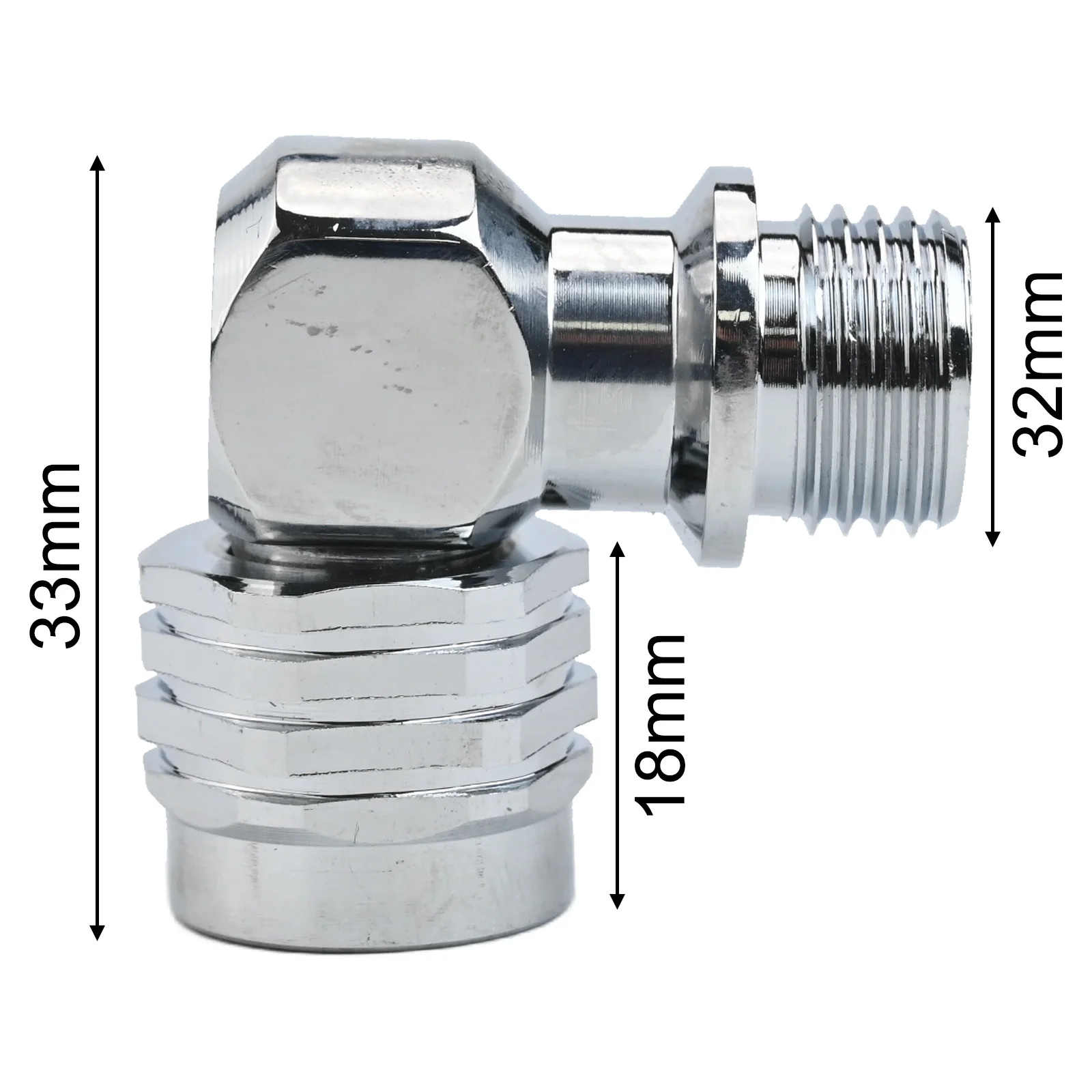 Swivel Adaptor for Dive For Hose 9/16 18UNF Thread 360 Degree Rotation Suitable for Multiple Diving Applications