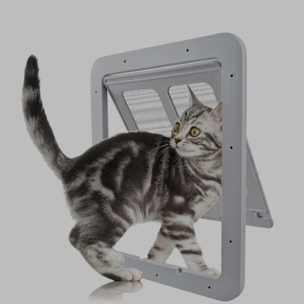 

Pet Screen Door Small White Magnetic Hanging Cat Flap Dog Replacement Mesh Gate Puppy Kitten Supplies Flexible Doors