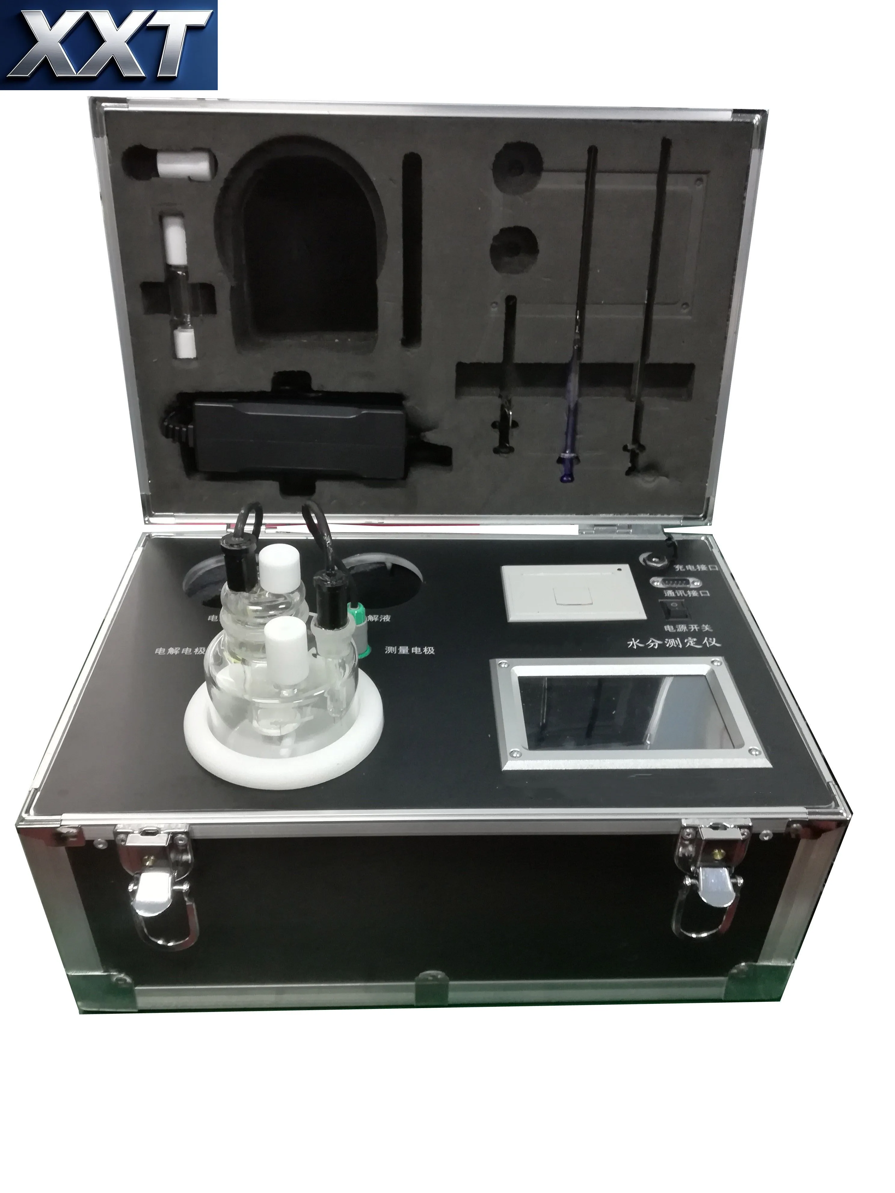 Portable Trace Water Content Measuring Equipment Adopt Micro-Coulomb Test Method For Sample Trace Humidity Data Recording