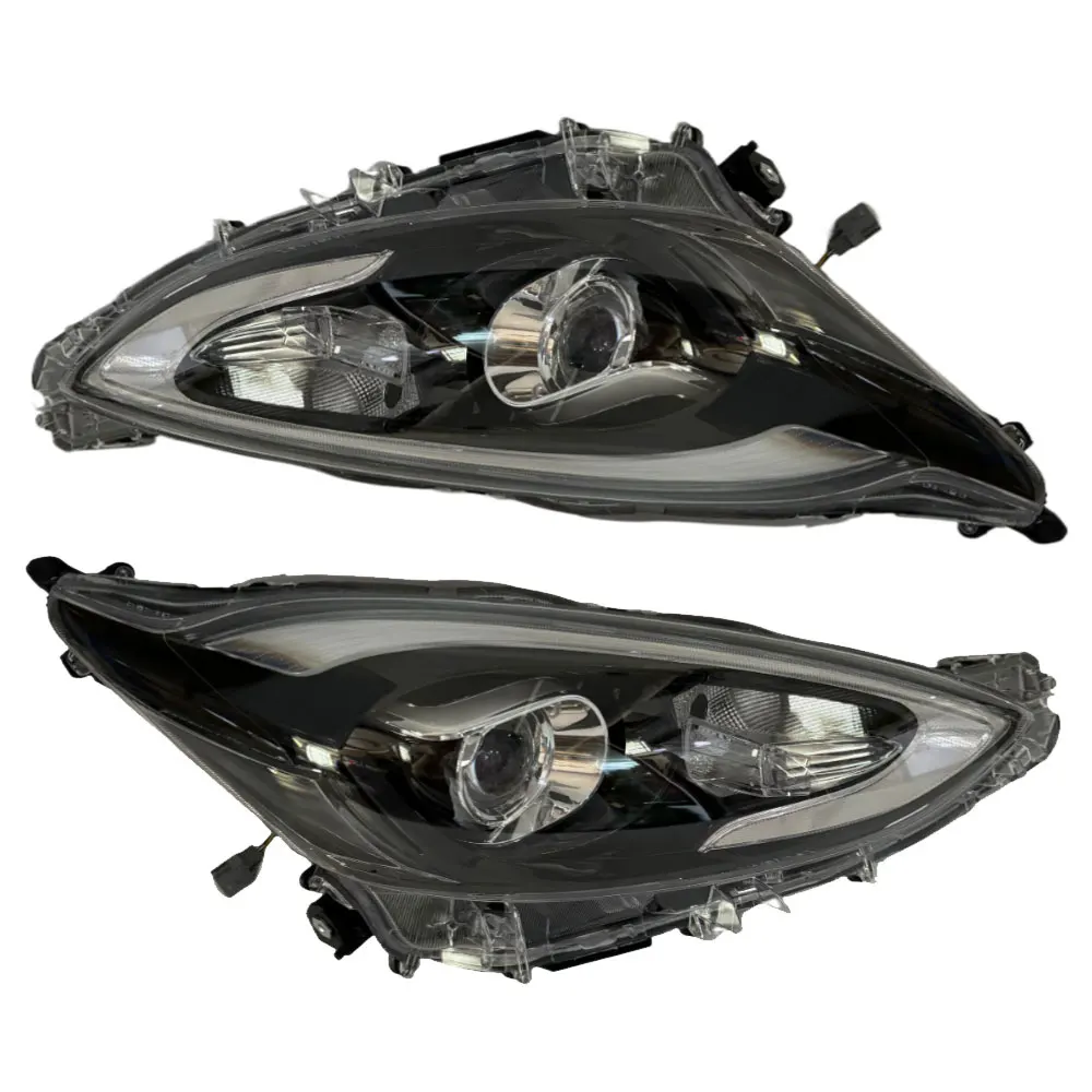 A Pair Car Headlights For Toyota Aqua 2017 2018 NHP10 1NZFXE 81130-52M10 81170-52M10 LED Projector Headlights DRL