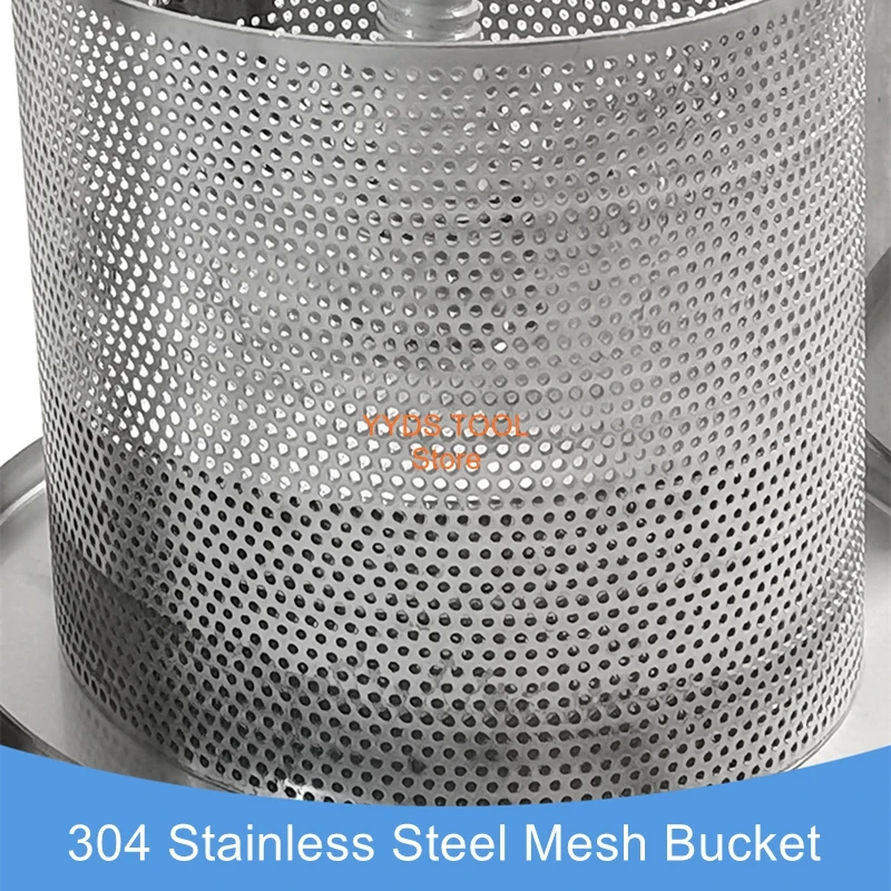 

304 Stainless Steel Honey Press Home Use Juicer Circular Cake Press Manual Small-Scale Distillers Grains Press