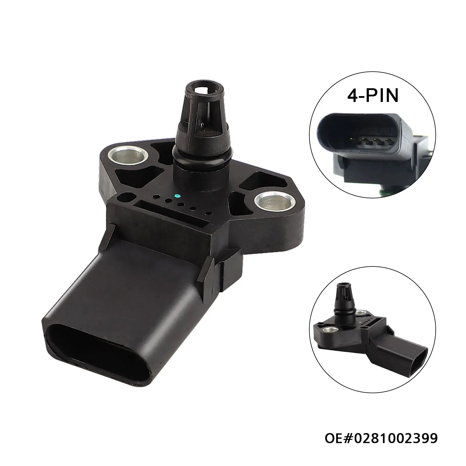 

0281002399 MAP Sensor Manifold Absolute Turbo Intake Air Boost Pressure Sensor 038906051B 038906051D For Audi VW Seat Jetta