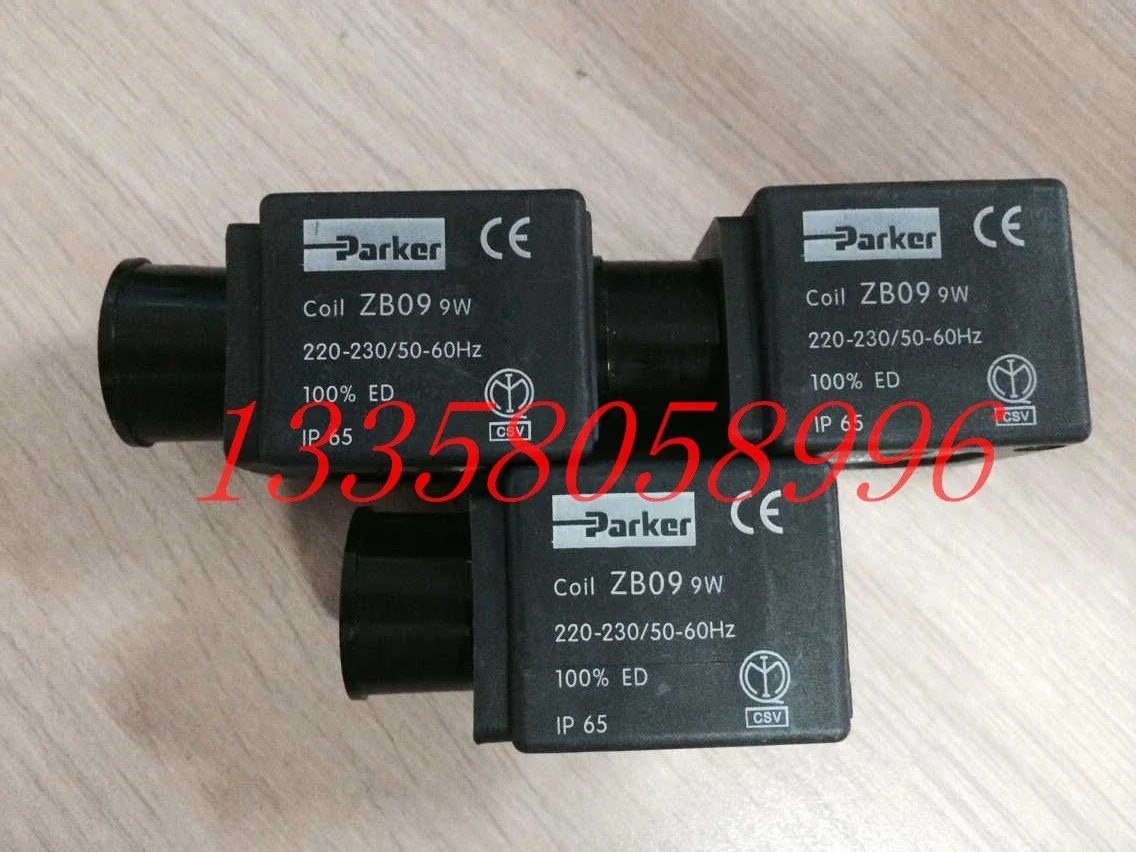 United States, Parker ZB09 Terminal Type 2-position 2-way Solenoid Valve Coil 220v Spot Sales