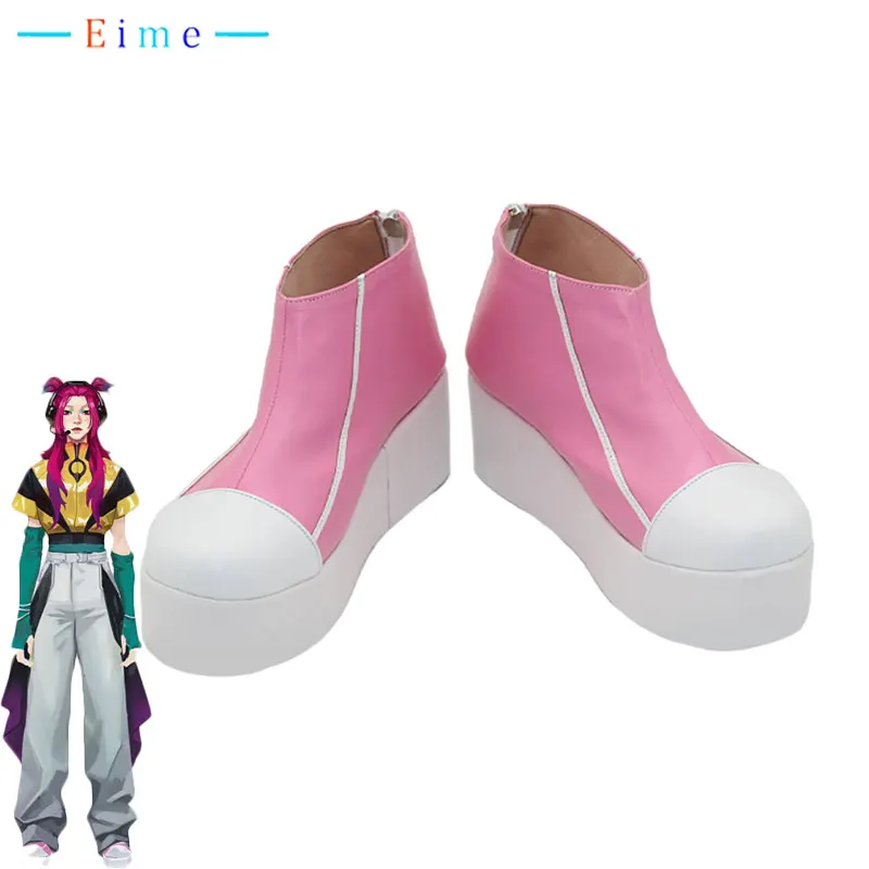 

Alune Cosplay Shoes Game LOL Cosplay Boots PU Leather Shoes Halloween Carnival Prop Custom Made