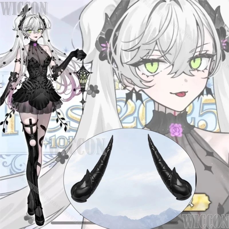 

Lilith аниме Fate Game Grand Order десятилетнее юбилейное платье для девочек, реквизит для косплея, черный рог, женский наряд, карнавальные подарки на Хэллоуин