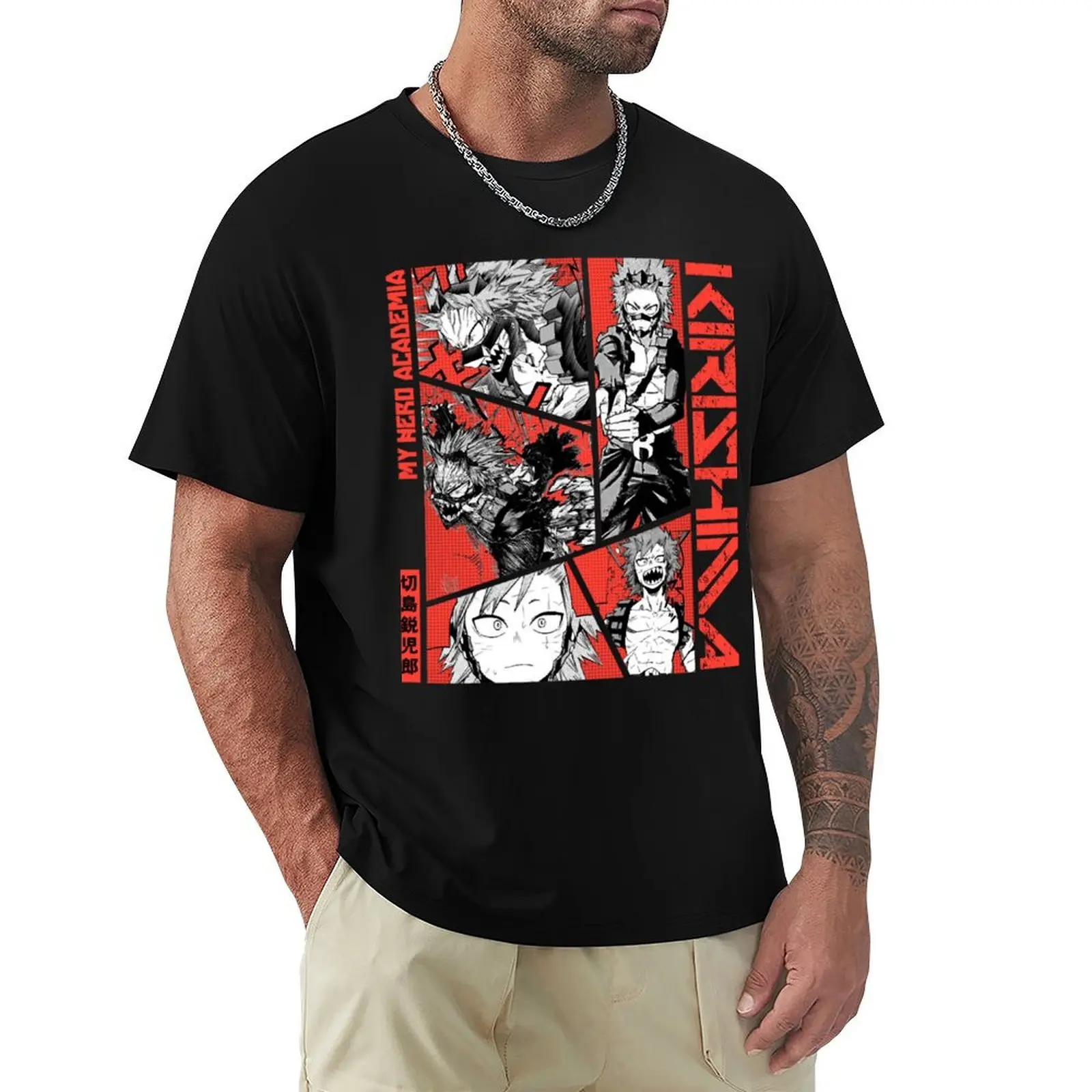 

Manga Panel color T-Shirt new edition aesthetic clothes mens workout shirts