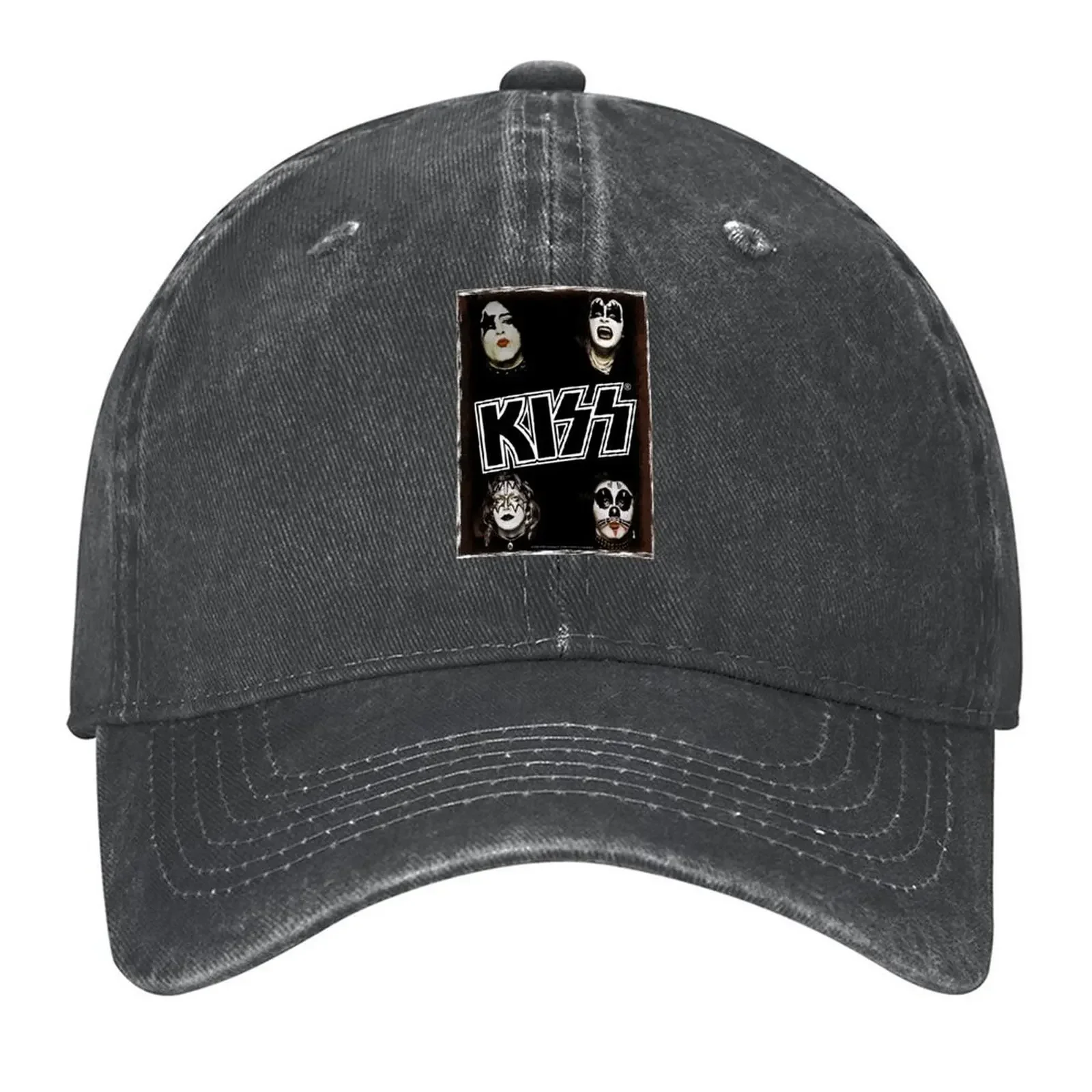 New Vintage Kiss Original Band Baseball Cap Beach Outing Foam Party Hat Hat Men Snapback Cap Caps For Men Women's