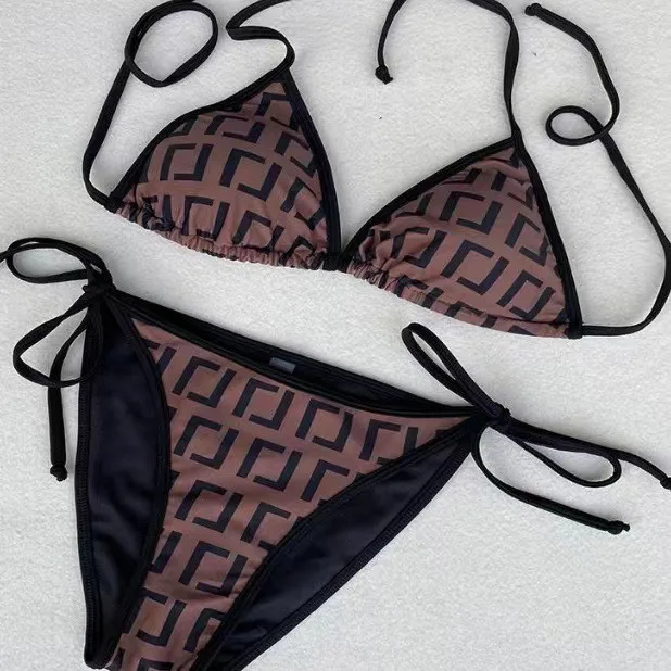 

Women's High-Cut Bikini - Crisscross Tie-Front & Cheeky Bottoms, Summer Beach Collection