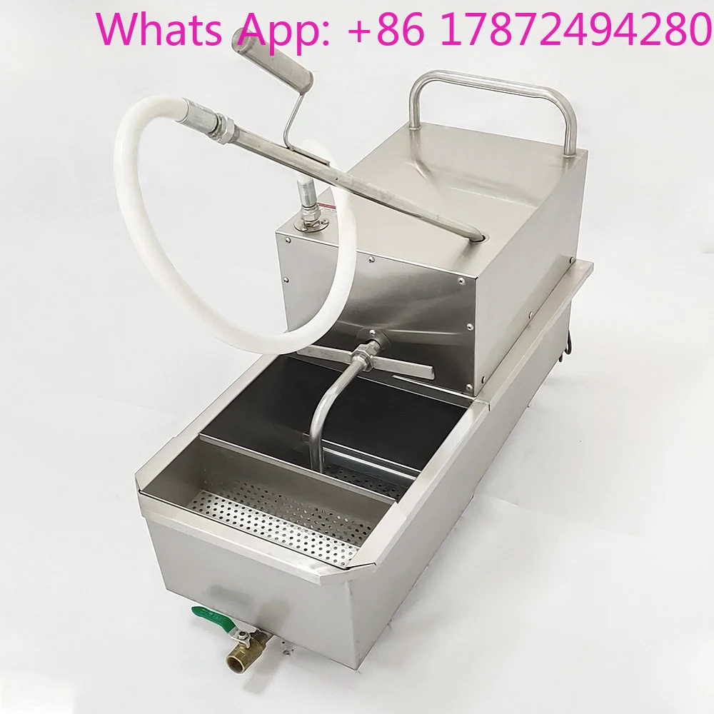 Restaurant Kitchen Oil Filtration System Cooking Frying Oil Cleaner Oil Filter Cleaning Machine