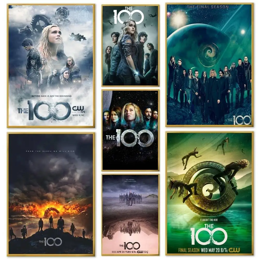 

The 100 Season TV Series Show Movie Art Poster Stickers Art Wall Murals Decor Game Room Decor Gifts HD Painting