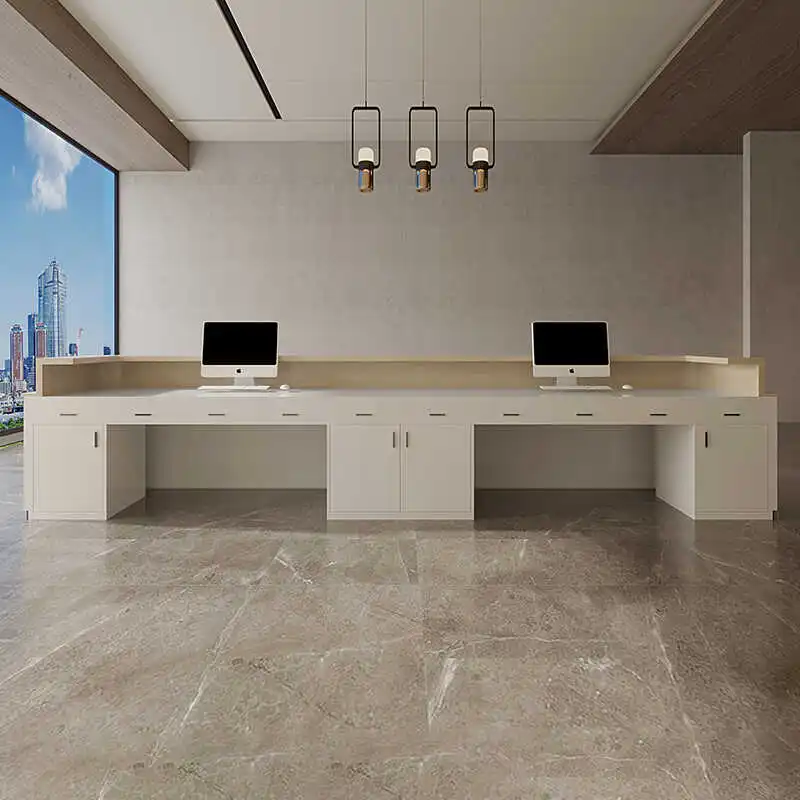 Design Hotels Front Desk Reception Counter Checkout Business Luxury Reception Desks Beauty Salon Mostrador Recepcion Furniture