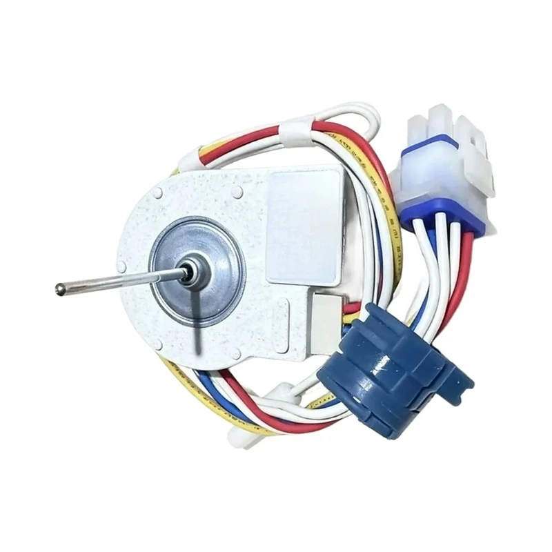 A2UE Repuesto motor ventilador evaporador refrigerador WR60X10074 ABS Metal plateado