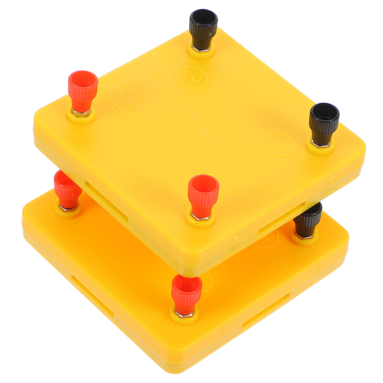 

2Pcs Circuit Experimental Equipment Kids Board Kit Plastic Electrical Lab Set Primary School Students