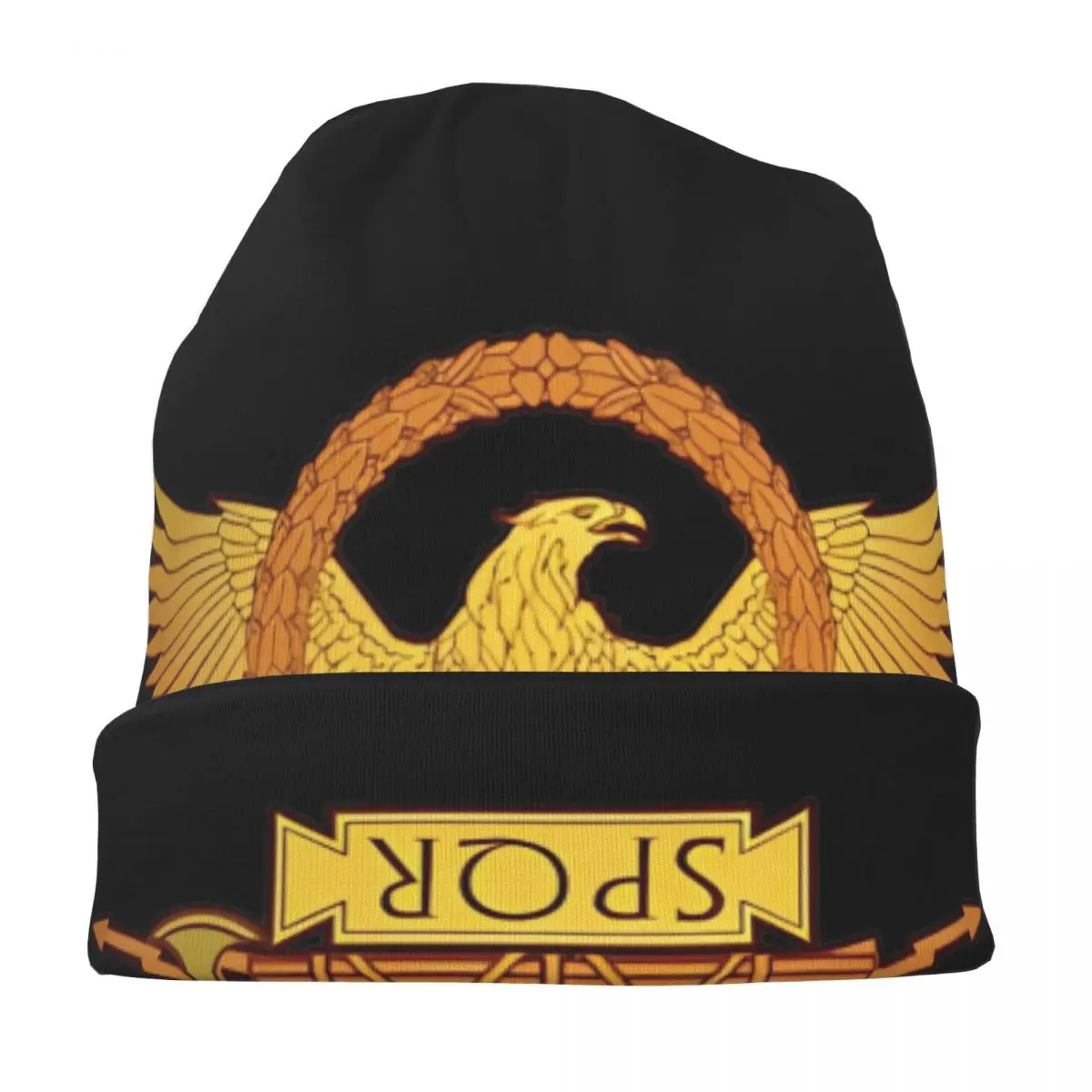 Ancient Rome SPQR Eagle Standard Skullies Beanies Hat Autumn Winter Unisex Outdoor Caps Warm Thermal Elastic Bonnet