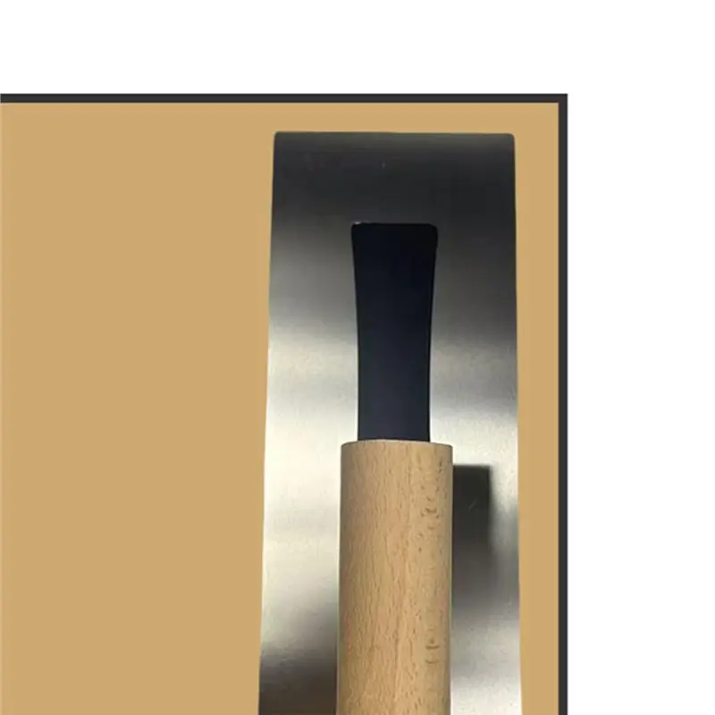WORTHOWN-3-Pack L Plaster Finishing Trowels Professional Flexible Polished Art Paint Wall Spatula For Filling Gaps And Trimming