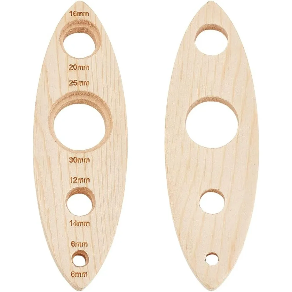 

2pcs Safety Eye Tool Wood Safety Eyes Insertion Tool Amigurumi Craft Eyes Tool Eyeball Gauge Board Wood Auxiliary making kit