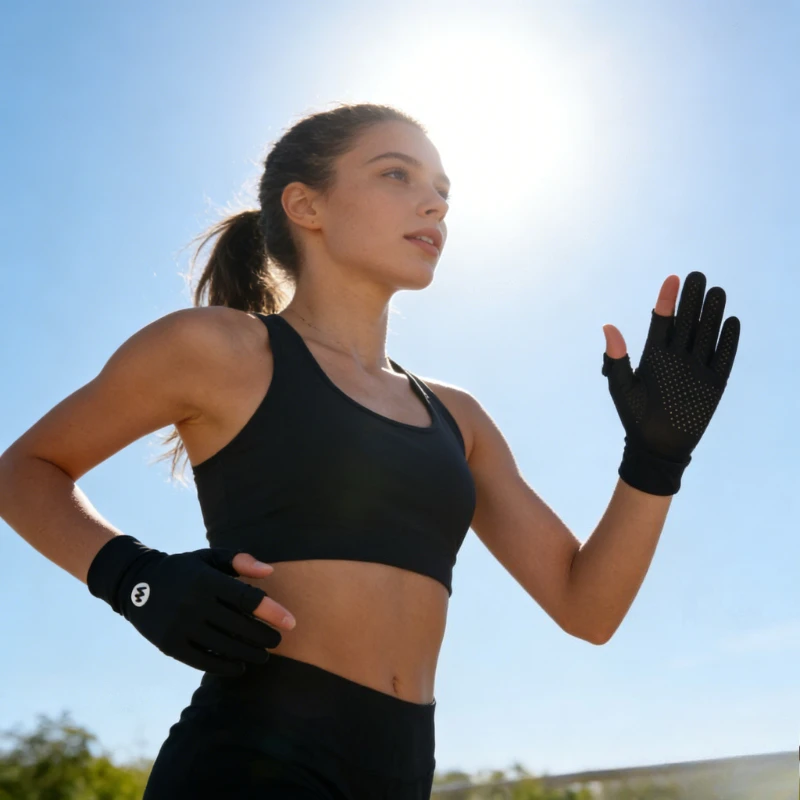 Sunscreen Gloves for Women, Summer UV Protection, Ice Silk Touch Screen, Outdoor Anti Slip, Driving and Cycling, Thin Design