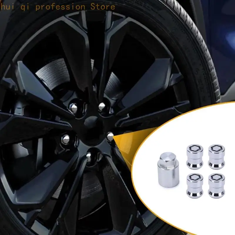 4 Stück silberbeschichtete Schutzbefestigungen mit M12x15-Gewinde für gängige Modelle H8WE – Detail 3
