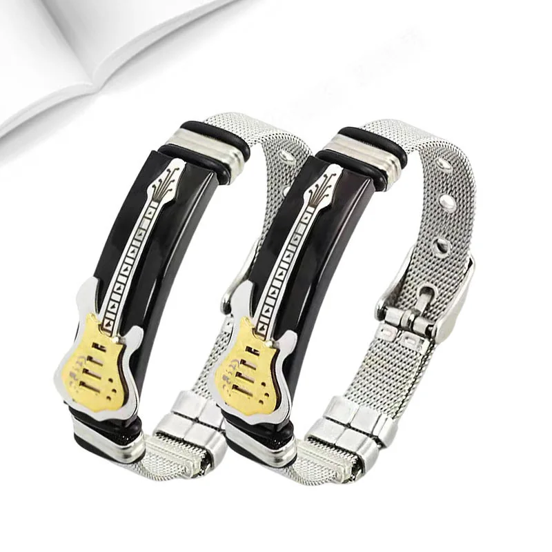 DIY accessories Foreign Trade New Fashion OL Milanese Watch Strap Polished Guitar Strap Bracelet Stainless Steel Jewelry Factory